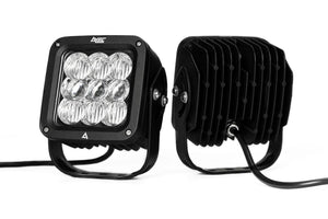 27 Watt 5" Square HEAVY DUTY LED Spot/Flood Work Lights