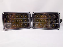 Load image into Gallery viewer, 4x6 Black Sealed Beam LED Headlight Conversion Lights