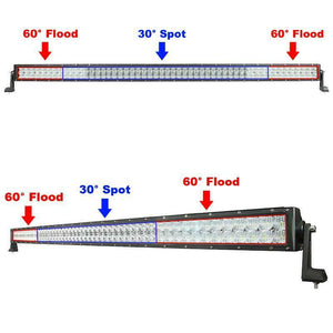 5D 50" 300W Straight Led Light Bar Spot/Flood Combo