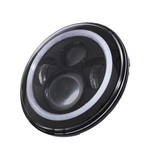 7" Round LED Halo Headlights