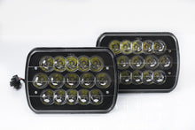 Load image into Gallery viewer, 7x6 Black LED Headlights