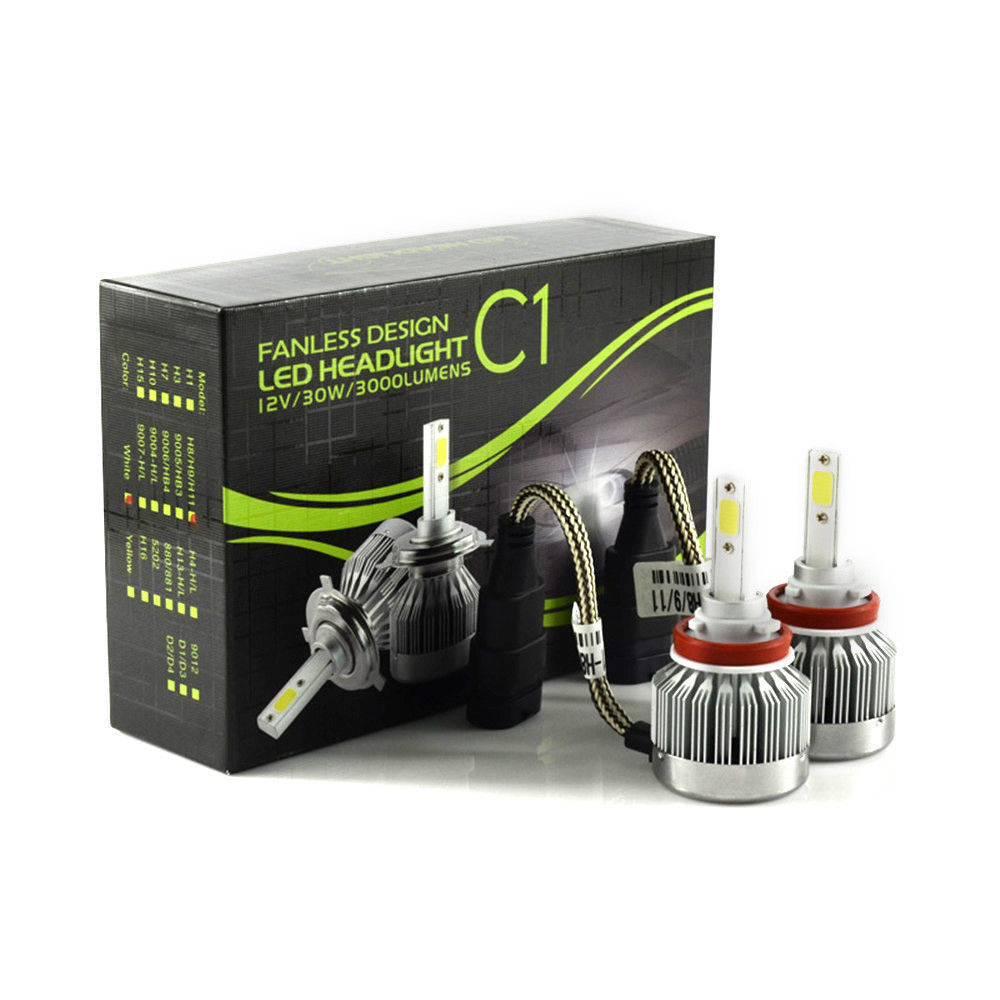 Led Bulbs High/Low Beam 6000K White Headlights