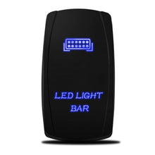 Load image into Gallery viewer, Blue LED Rocker Switch ON-OFF LED Light 20A 12V 5pin