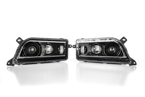 RZR Polaris Black Housing Projector LED Headlights